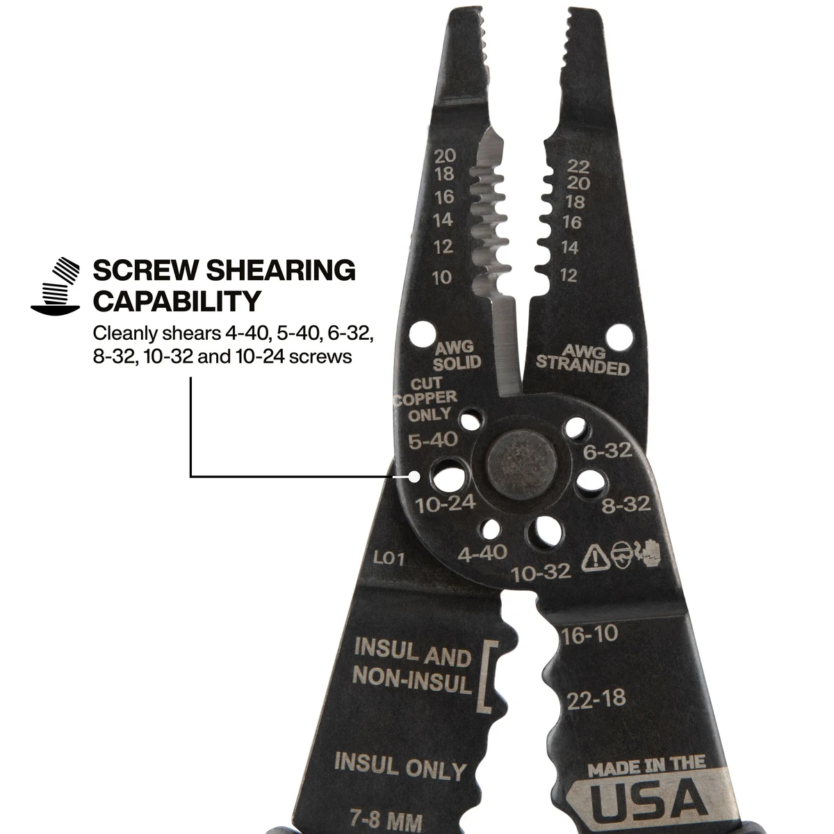 KLEIN TOOLS 1025 Многофункциональный стриппер с длинными губками