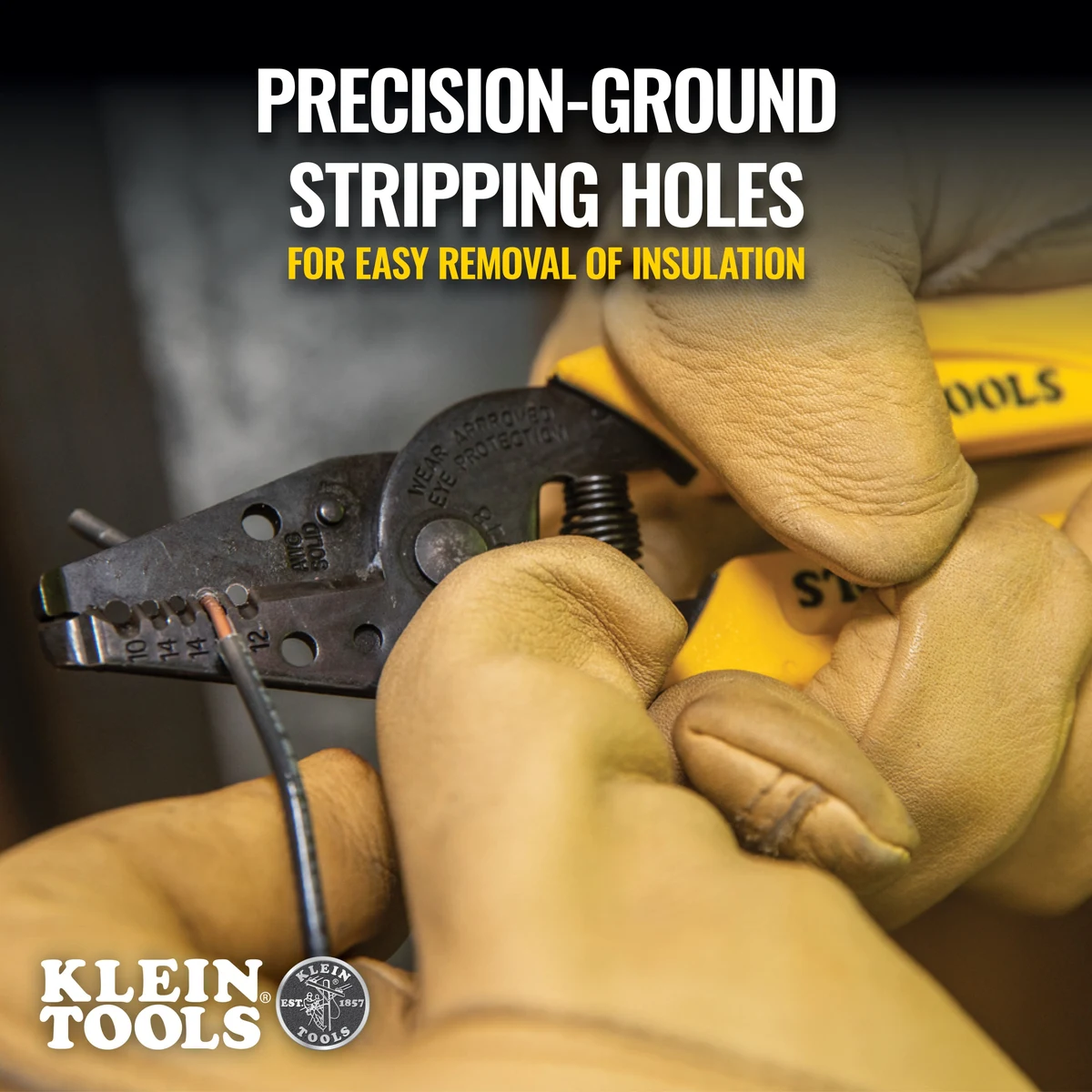 KLEIN TOOLS 11048 стриппер с кусачками для одножильного провода