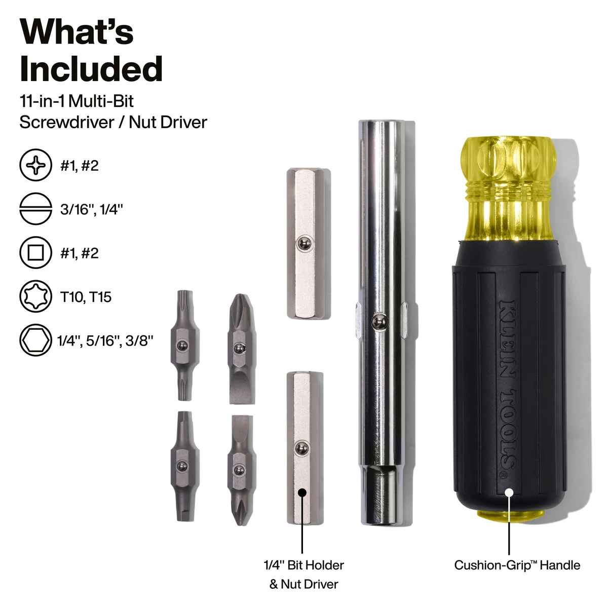 KLEIN TOOLS 32500 многофункциональная отвертка 11-в-1