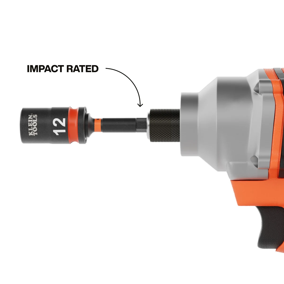 KLEIN TOOLS 33808M набор ударных головок 3/8", 8–15 мм, 7 предметов
