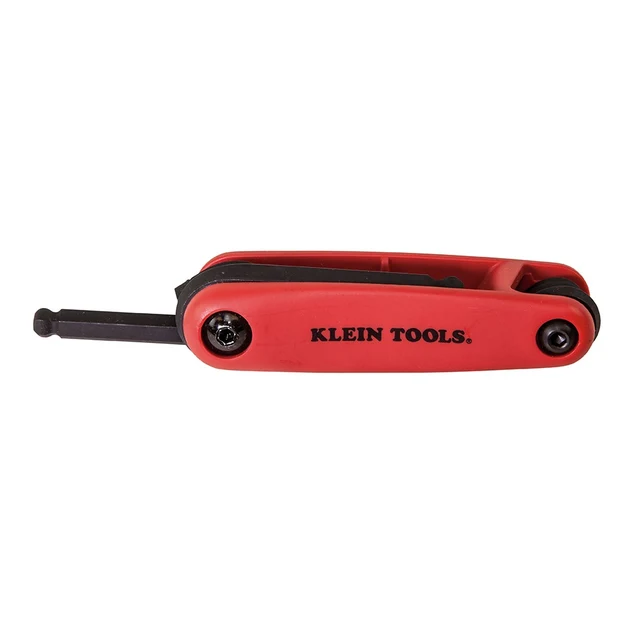 KLEIN TOOLS 70572 Складной набор шестигранных ключей с шаровым наконечником, 5 шт