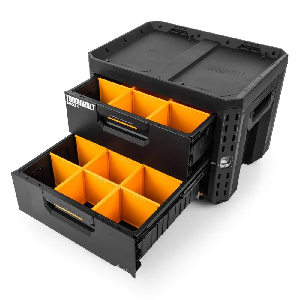 TOUGHBUILT TB-B1-D-72 Ящик для инструмента с 2 выдвижными секциями STACKTECH XL