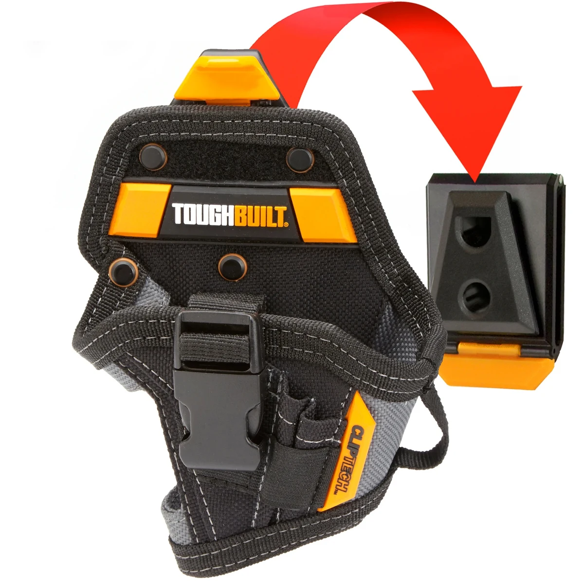 Toughbuilt TB-CT-20-S Кобура для шуруповерта (на быстросъемной клипсе)