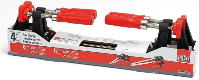 BESSEY GSCC4PK-C К-т F-образных винтовых струбцин (4шт)